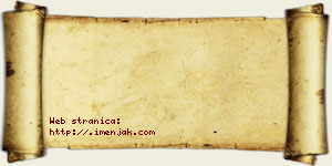 Angelina Aćimac vizit kartica